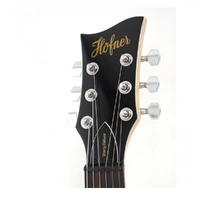 Hofner Shorty Deluxe Electric Guitar with Gig Bag - Black