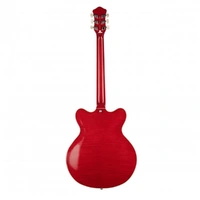 Hofner Verythin  Special Edition Electric Guitar - Transparent Red
