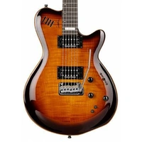 Godin LGXT Cognac Burst Flame AA 6 String  Electric Guitar with Gig Bag