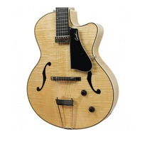 Godin 5th Avenue Jazz - Natural Hollowbody Electric Guitar Flamed Maple Top With hard case