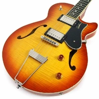 GODIN  Montreal Premiere Supreme Lightburst Flame HG Supreme Semi Hollow