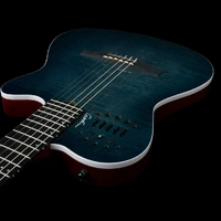 Godin ACS Nylon-String / Synth SA Guitar Blue Denim Flame w/ Bag RRP $3299