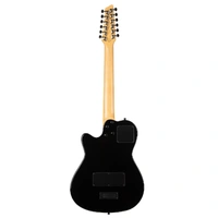 Godin 048588 A12 HG 12-String  Acoustic Electric Guitar with Gigbag Black
