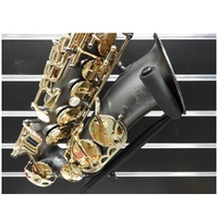 Linley  Alto Saxophone W/ High F# Key Sandblasted Black / Gold Made in Taiwan