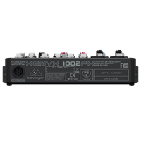 The Behringer Premium XENYX 1002FX 10-Input 2Bus Mixer W/ Mic Preamp British EQ
