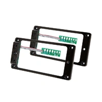 Seymour Duncan P-Rails Pickup Set LP with Triple Shot mounting rings Black