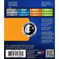Elixir Nanoweb coated Baritone Electric Guitar Strings 12 - 68 , 12302