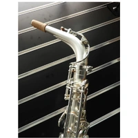 Linley  Alto Saxophone W/ High F# Key Sandblasted Silver Made in Taiwan