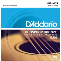 D'Addario EXL110 10 - 46 Electric + EJ16 12 - 53 Acoustic Guitar Strings New