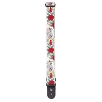 D'Addario Woven Guitar Strap, Dia de los Muertos