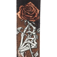Alchemy Leather Guitar Strap, Cryptorosa