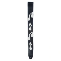 D'Addario Icon Collection Leather Guitar Strap, Note