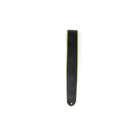 D'Addario Deluxe Leather Guitar Strap, Color Padded, Green