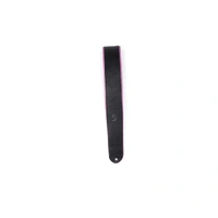 D'Addario Deluxe Leather Guitar Strap, Color Padded, Purple
