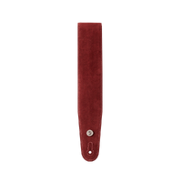 D'Addario Suede Guitar Strap, Burgundy