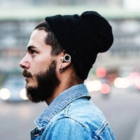 Limousine Adjustable Earplugs Knops Smooth – Black