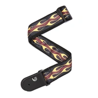 D'Addario Hot Rod Flame Guitar Strap, Red