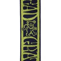 D'Addario Grateful Dead Woven, Dancing Bears, Yellow/Navy