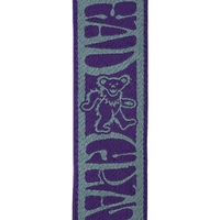 D'Addario Grateful Dead Woven, Dancing Bears, Teal/Purple