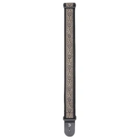 D'Addario Woven Guitar Strap, Brown Jaquard Design