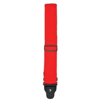 D'Addario Woven Padded Guitar Strap,  3" Wide Red