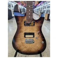 Eggle 96 Drop Top HH Tobacco Sunburst Electric Guitar inc Hard Case