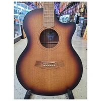 Cole Clark Angel 1 Southern Silky Oak Acoustic / Electric Guitar w/ Cutaway - Sunburst