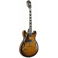 Ibanez Artcore Expressionist AS93FM Left-handed Semi-hollow Electric Guitar - Violin Sunburst