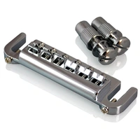 BBT Chrome Wrap-around Combination Bridge for Les Paul Junior -  Badass 
