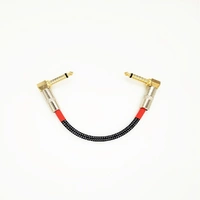 BBT Patch cable Right Angle 6 inch Gold Tip