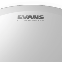 Evans EQ4 Frosted Bass Drum Head, 18 Inch