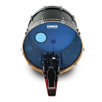 Evans Hydraulic Blue Bass Drum Head, 20 Inch