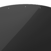 Evans EQ1 Resonant Black Bass Drum Head, 20 Inch