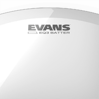Evans EQ3 Clear Bass Drum Head, 26 Inch