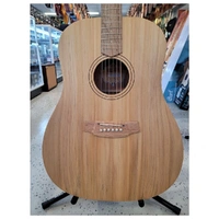 Cole Clark Fat Lady 1 Acoustic / Electric Guitar - Left Hand Bunya / Mahogany