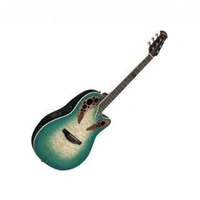 Ovation CE44X-9B Celebrity Elite Exotic Acoustic / Electric Guitar - Mint Green