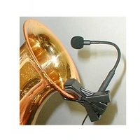 K&K Sound CXM5 Saxophone Mic Clip-on Microphone Pickup w/Belt-clip Preamp/Volume