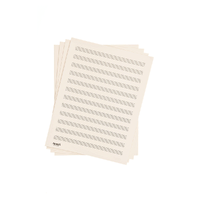 Archives Double-Folded Manuscript Paper Sheets, 8 stave, 24 Sheets