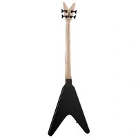 Dean Guitars Metalman Flying V Electric Bass Guitar - Black
