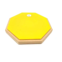 BBT 10 inch Drum Practice Pad - Yellow With Tripod Stand