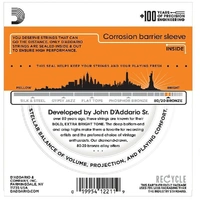 4 sets D'Addario EJ10 80/20 Bronze Extra Light Gauge Acoustic Guitar Strings