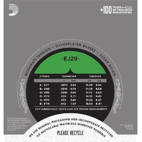 D'Addario EJ29 Classics Rectified Classical Guitar Strings, Moderate Tension