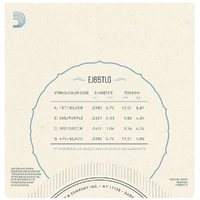 D'Addario Pro-ArtǸ Cust Extruded Tenor Ukulele Strings Low G Clear Nylon 