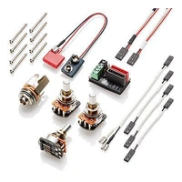 EMG J Jazz Bass Active Single Coil Solderless Pickup Set Black