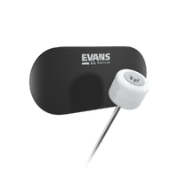 Evans EQ Double Pedal Patch, Black Nylon