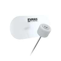 Evans EQ Double Pedal Patch, Clear Plastic