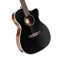 Cort ESSENCE OC4-BTSG Acoustic / Electric Guitar - Fishman Pickup - Black