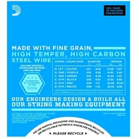 D'Addario EXL117 Medium Top/Extra-Heavy Bottom Electric Guitar Strings  11-56