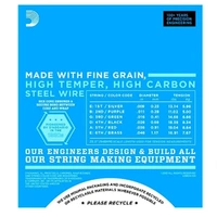 D'Addario EXL125  Light top / heavy bottom Electric Guitar Strings 9 - 46