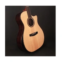 Cort GA-PF CW Bevel Acoustic or Electric Guitar Natural Gloss LR Baggs Pickup